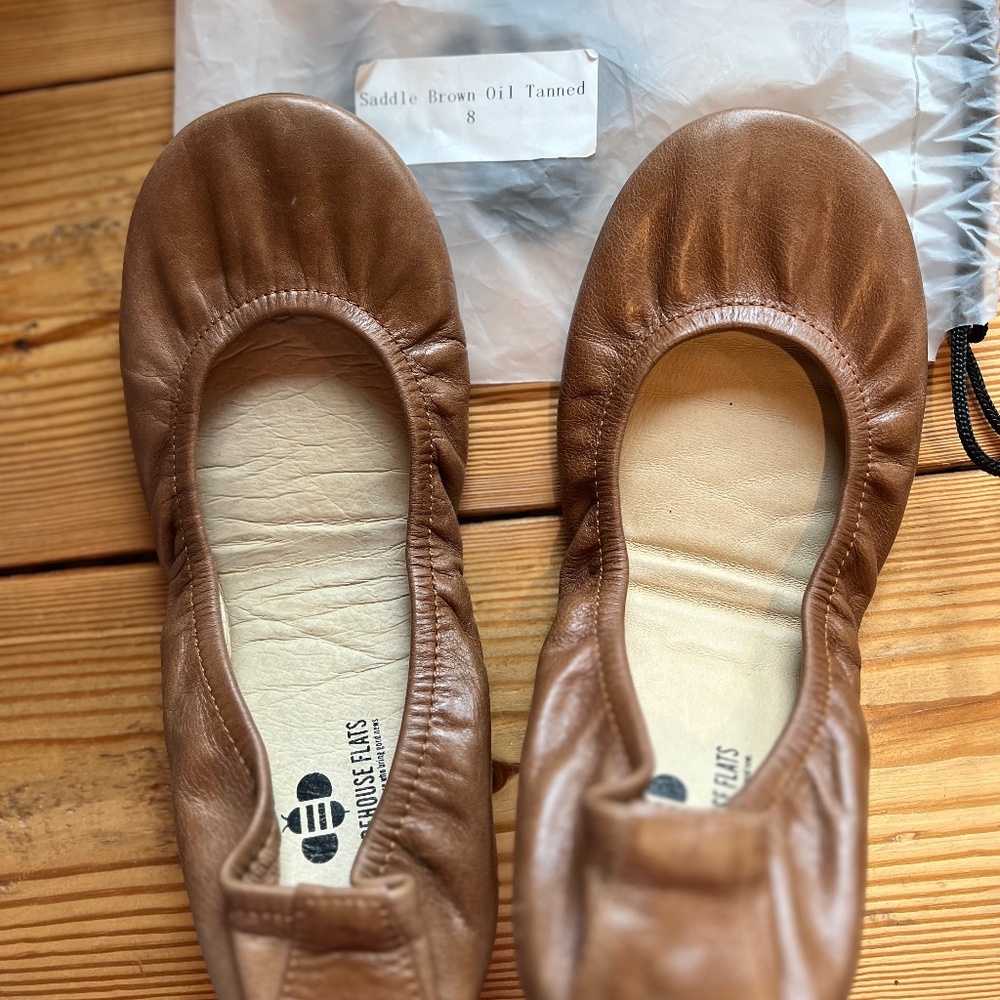 Storehouse Flats - Saddle Brown Oil Tanned